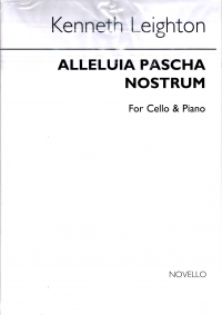 Leighton Allelulia Pascha Nostrum Op85 Cello Sheet Music Songbook