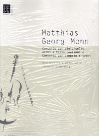 Monn Concerto Gmin Schoenberg Cello & Piano Sheet Music Songbook