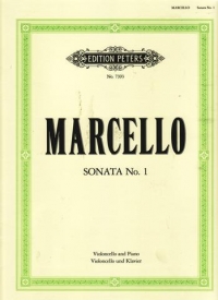 Marcello Sonata Op2 No 1 Fmaj Cello Sheet Music Songbook