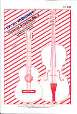 Mozart Viennese Sonatina No 6 Cello & Guitar Score Sheet Music Songbook