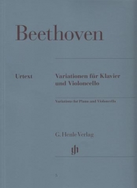 Beethoven Variations Cello Sheet Music Songbook
