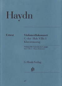 Haydn Concerto Cmaj Hob Viib:1 Cello Sheet Music Songbook