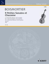 Boismortier 9 Petites Sonatas Et Chaconne Op66 Sheet Music Songbook
