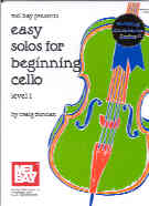 Easy Solos For Beginning Cello Level 1 Sheet Music Songbook