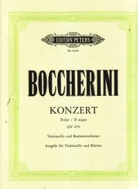 Boccherini Concerto D G 476 With Cadenzas Cello Sheet Music Songbook