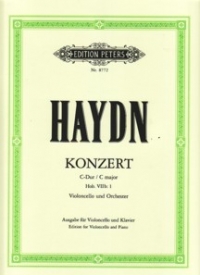 Haydn Concerto C (hob Viib 1) Violincello & Piano Sheet Music Songbook