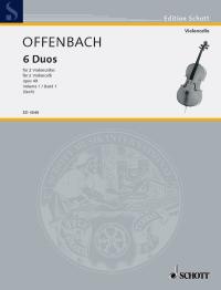 Offenbach Duets (6) Op49 Book 1 1-3 Cello Duet Sheet Music Songbook