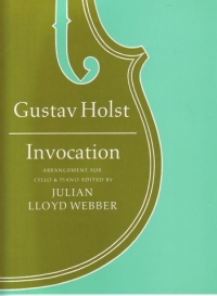 Holst Invocation Opus 19 No 2 Cello & Piano Webber Sheet Music Songbook