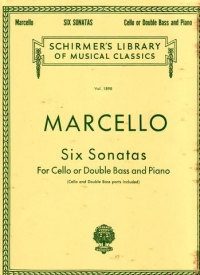 Marcello Sonatas (6) Cello Sheet Music Songbook