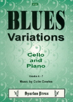 Cowles Blues Variations Cello Sheet Music Songbook