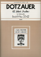 Dotzauer Selected Studies (62) Book 2 Cello Sheet Music Songbook