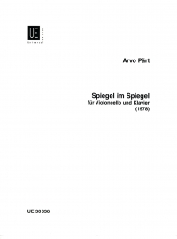 Part Spiegel Im Spiegel (1978) Cello Sheet Music Songbook