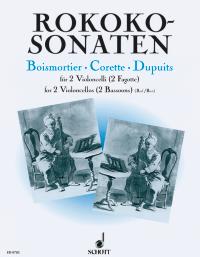 Rokoko Sonaten Cello (or Bassoon) Duet Sheet Music Songbook