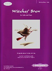 Witches Brew Cello Beginner/prelim Book & Cd Sheet Music Songbook