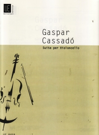 Cassado Suite Solo Cello Sheet Music Songbook