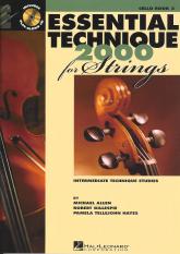 Essential Technique Strings 2000 Book 3 Cello + Cd Sheet Music Songbook