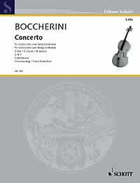 Boccherini Concerto No 1 C (g477) Lebermann Cello Sheet Music Songbook