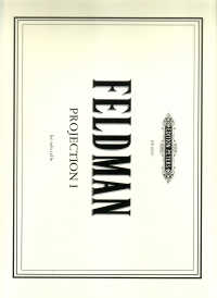Feldman Projection 1 (solo Cello) Sheet Music Songbook