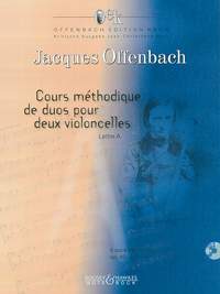 Offenbach Cours Methodique Op49 Cello Duet Bk & Cd Sheet Music Songbook