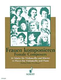 Female Composers Cello & Piano Sheet Music Songbook
