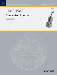 Laurusas Concento Di Corde Cello Duet Sheet Music Songbook