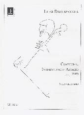 Dallapiccola Chaconne Intermezzo & Adagio Cello Sheet Music Songbook