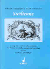Paradis Sicilienne Cello - Use  023486c  Sheet Music Songbook