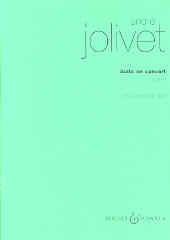 Jolivet Suite En Concert For Solo Cello Sheet Music Songbook