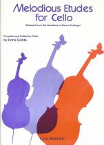 Melodious Etudes For Cello Bordogni/gazda Sheet Music Songbook