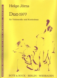 Jorns Duo (1977) Cello & Double Bass Sheet Music Songbook