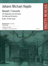 Haydn Cello Concerto Bb Cello & Piano Sheet Music Songbook