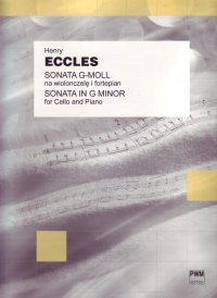 Eccles Sonata Gmin Cello Sheet Music Songbook