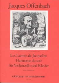 Offenbach Larmes De Jacqueline & Harmonie Du Soir Sheet Music Songbook
