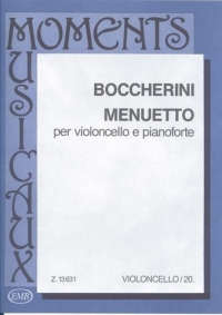 Boccherini Menuetto Cello & Piano Sheet Music Songbook
