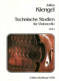 Klengel Technical Studies Vol 1 Cello Sheet Music Songbook