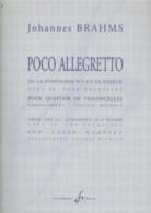 Brahms Poco Allegretto From Op90 Cello Quartet Sheet Music Songbook