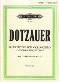Dotzauer 113 Exercises Vol 3 (63-85) Cello Sheet Music Songbook