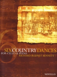 Bennett Six Country Dances Cello Sheet Music Songbook