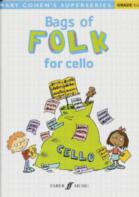 Bags Of Folk Cello Cohen Grades 1-2 Sheet Music Songbook
