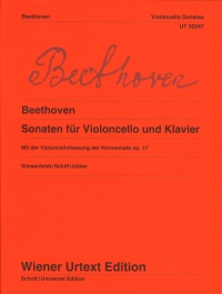 Beethoven Sonatas Complete Cello & Piano Sheet Music Songbook