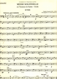 Gounod St Cecelia Mass Cello Sheet Music Songbook
