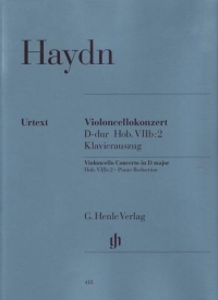 Haydn Concerto D Hob Viib:2 Cello Sheet Music Songbook