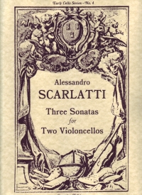 Scarlatti Three Sonatas For Two Violoncellos Sheet Music Songbook