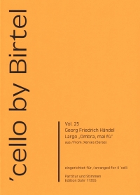 Cello By Birtel Vol 25 Largo Handel 4 Cellos Sheet Music Songbook