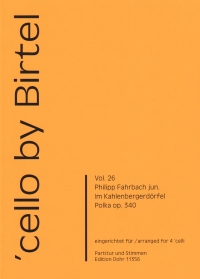Cello By Birtel Vol 26 Im Kahlenbergerdorfel 4 Cel Sheet Music Songbook