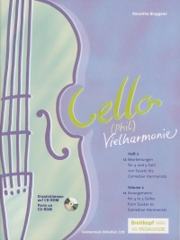 Bruggaier Cello Phil Vielharmonie Vol 2 Cellos +cd Sheet Music Songbook