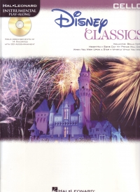 Disney Classics Instrumental Play Along Cello + Cd Sheet Music Songbook