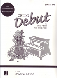 Cello Debut Rae Piano Accompaniments Sheet Music Songbook