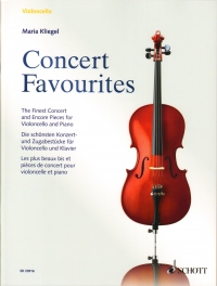 Concert Favourites Kliegel Cello & Piano Sheet Music Songbook