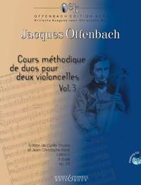 Offenbach Cours Methodique Op53 Cello Duet Bk & Cd Sheet Music Songbook